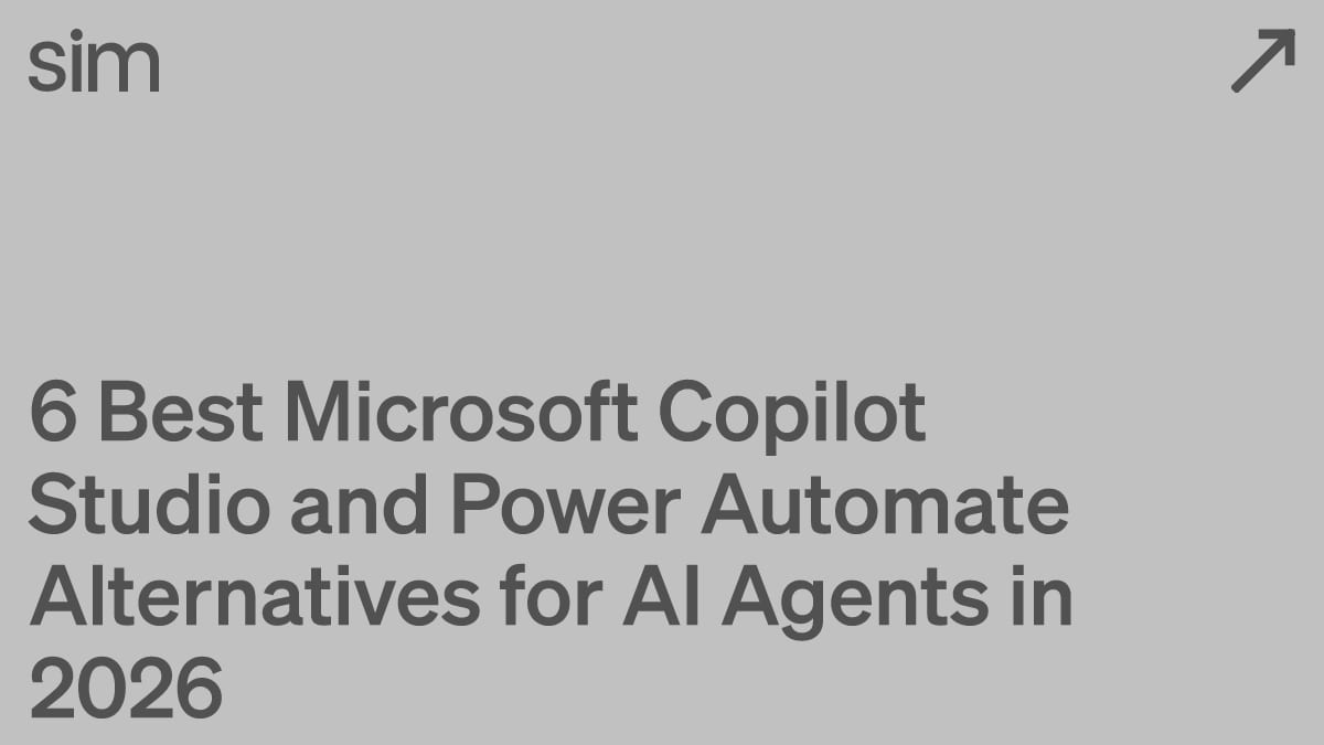 6 Best Microsoft Copilot Studio and Power Automate Alternatives for AI Agents in 2026