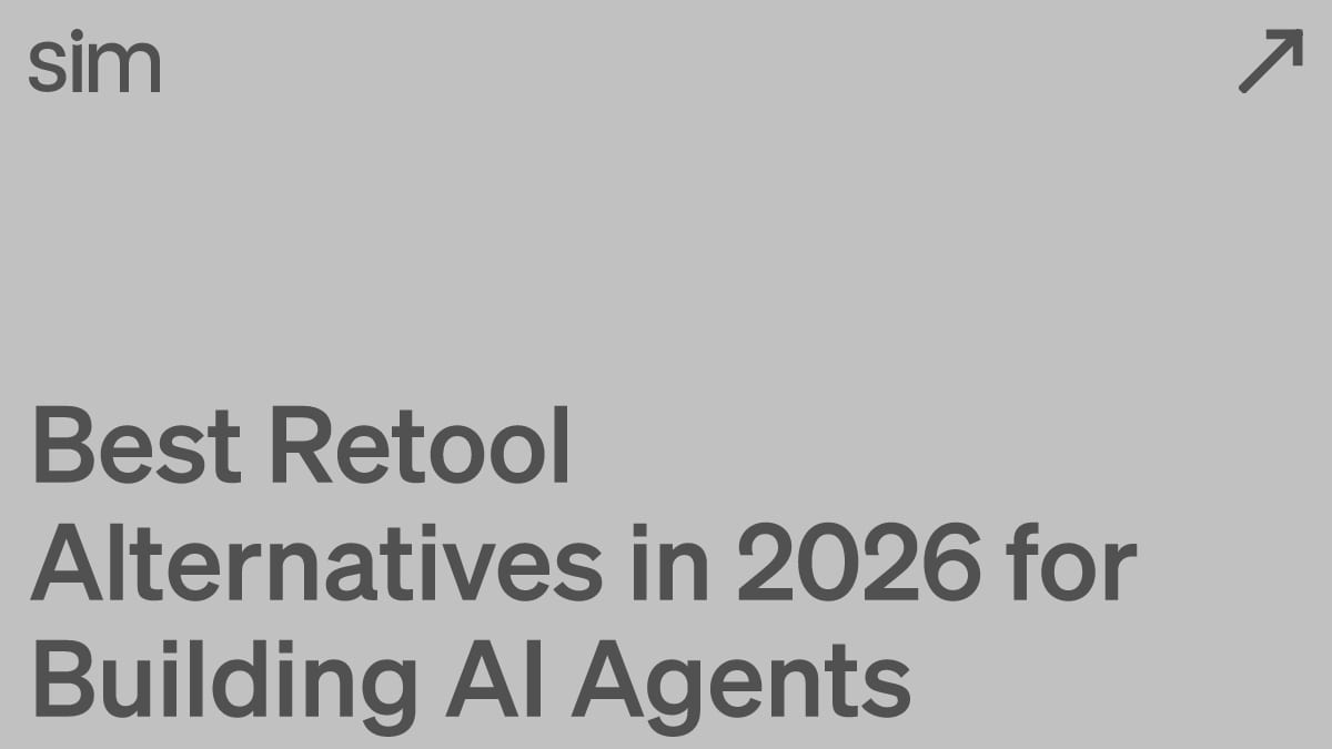 Best Retool Alternatives in 2026 for Building AI Agents